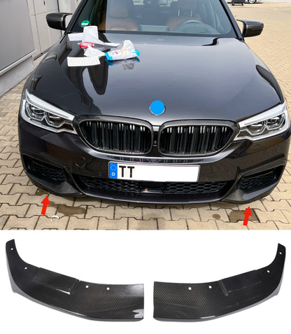MAX CARBON Performance Front Flaps Cover air duct front lip for BMW G30 G31 with M package before LCI