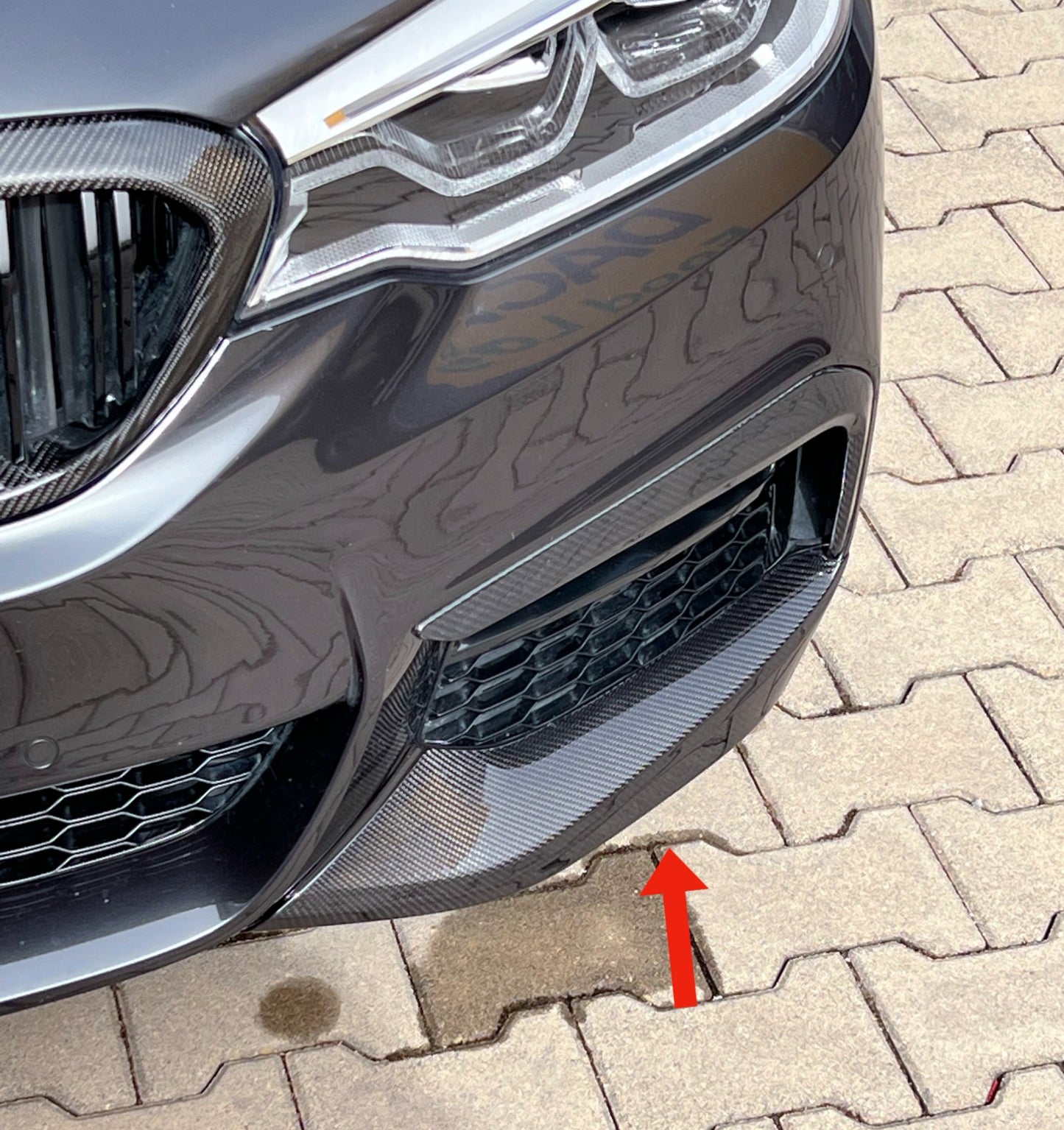 MAX CARBON Performance Front Flaps Cover air duct front lip for BMW G30 G31 with M package before LCI