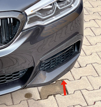 MAX CARBON Performance Front Flaps Cover air duct front lip for BMW G30 G31 with M package before LCI