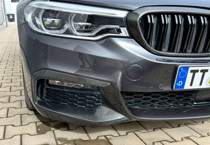 MAX CARBON Performance Front Flaps Cover air duct front lip for BMW G30 G31 with M package before LCI