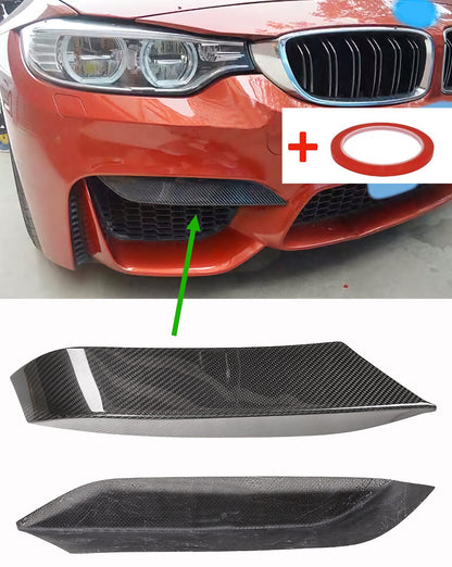 MC Dry Carbon Prepreg Performance Set Front Upper Spoiler Attachment for BMW M3 F80 M4 F82 F83 