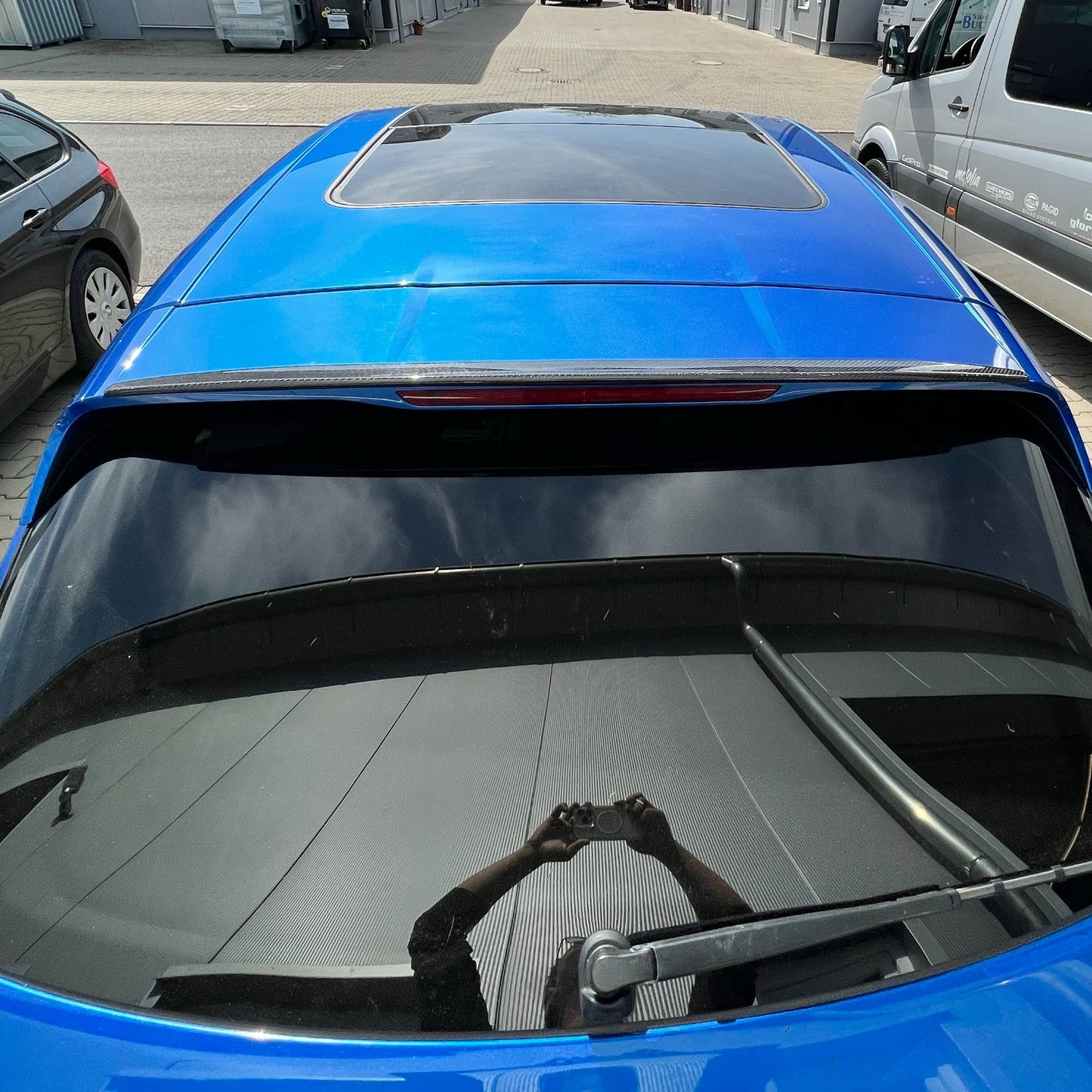 MAX CARBON Dry Carbon Rear Lip Spoiler for Porsche Macan 95B.1 95B.2 S Turbo GTS 3 Year Warranty 