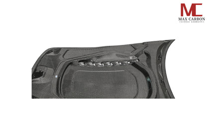 MAX CARBON DRY Carbon Hood Sport Look suitable for Porsche Panamera 971 