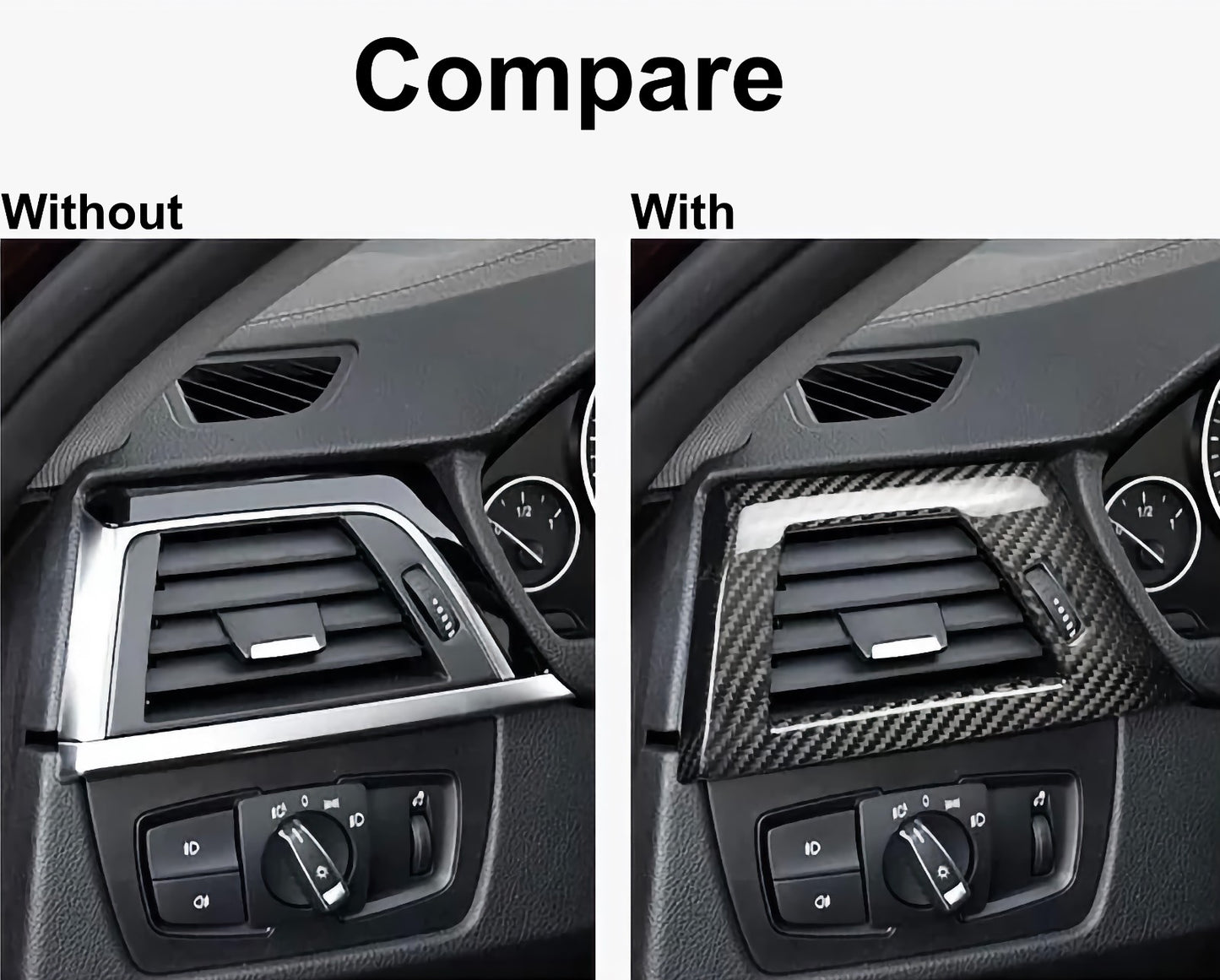 MAX CARBON Performance air outlet frame air conditioning cover panels for BMW F30 F31 F32 F33 F34 F35 F36 335i 340i 435i 440i M3 M4 F80 F82 F83