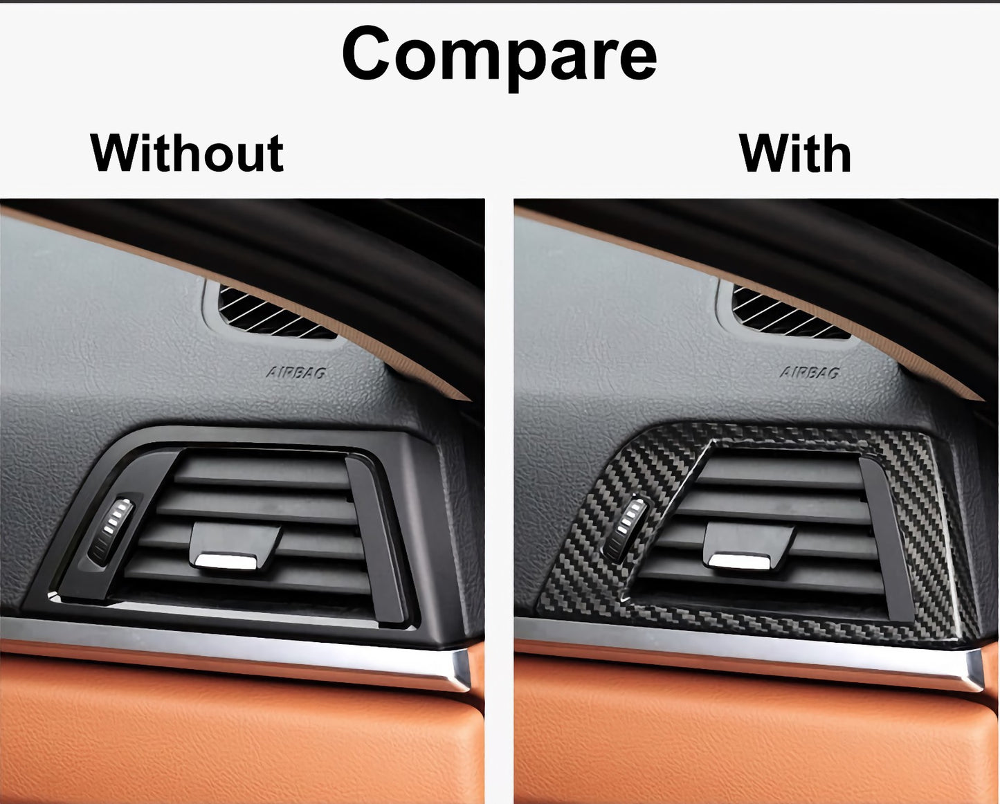 MAX CARBON Performance air outlet frame air conditioning cover panels for BMW F30 F31 F32 F33 F34 F35 F36 335i 340i 435i 440i M3 M4 F80 F82 F83