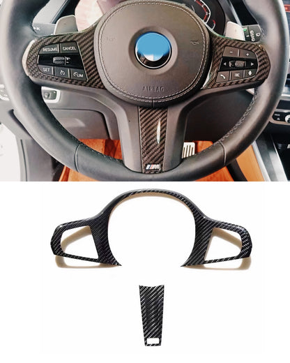 MAX CARBON Performance Steering Wheel Cover Cover for BMW F40 F44 F39 G20 G21 G22 G23 G30 G31 G32 7 Series G11 G12 8 Series G14 G15 G16 G01 G02 G05 G06 G07