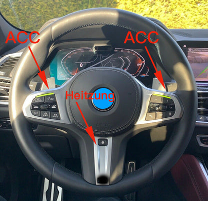 MAX CARBON Performance Steering Wheel Cover Cover for BMW F40 F44 F39 G20 G21 G22 G23 G30 G31 G32 7 Series G11 G12 8 Series G14 G15 G16 G01 G02 G05 G06 G07