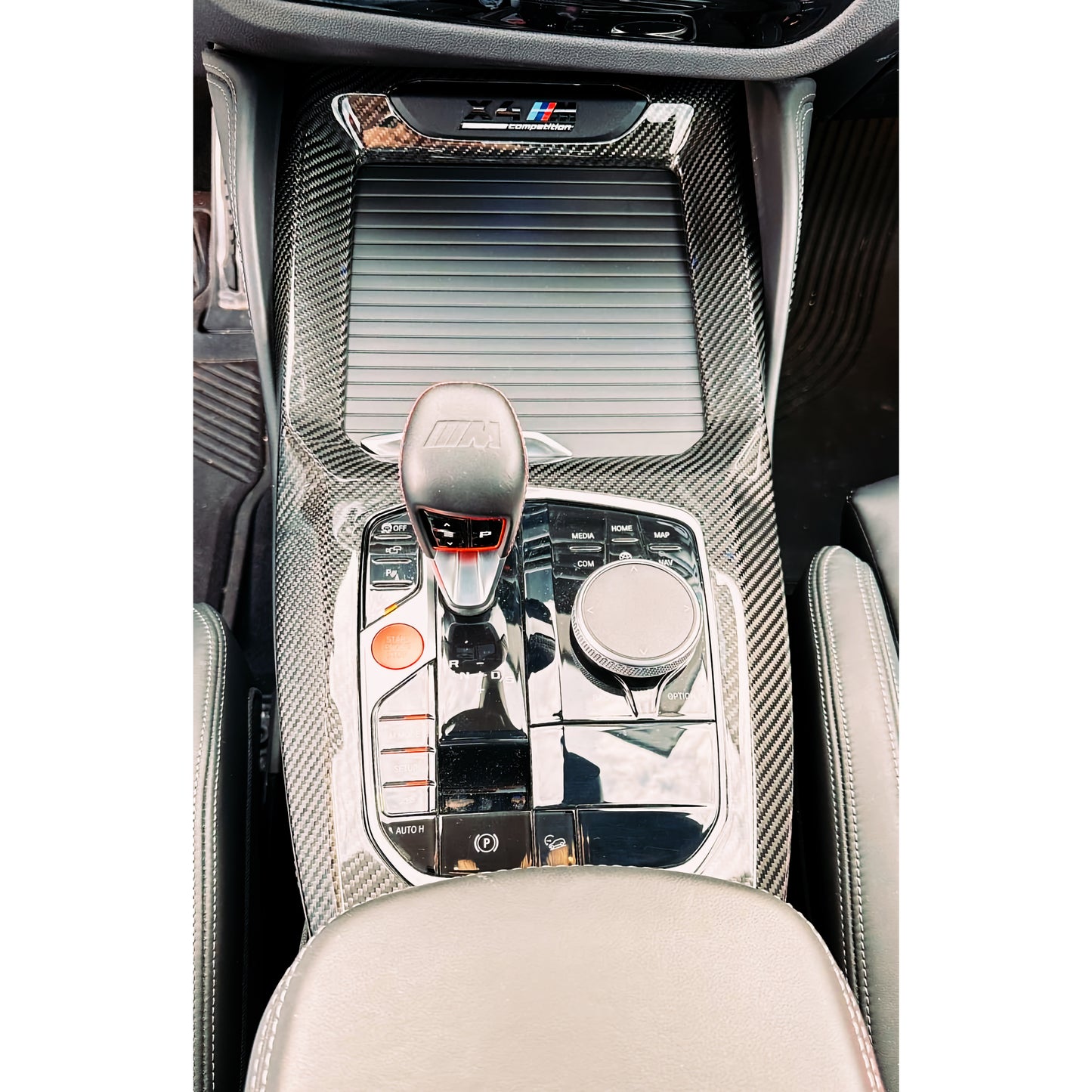 MAX CARBON Performance center console covers for BMW G01 G02 X3 X4 F97 F98 X3M X4M 