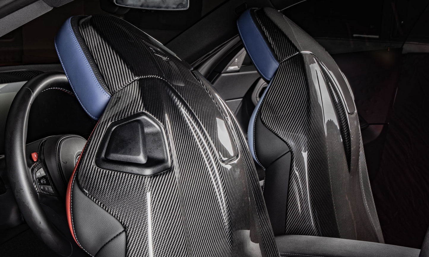 MAX CARBON Performance Seat Cover Set for BMW M2 G87 M4 G82 G83
