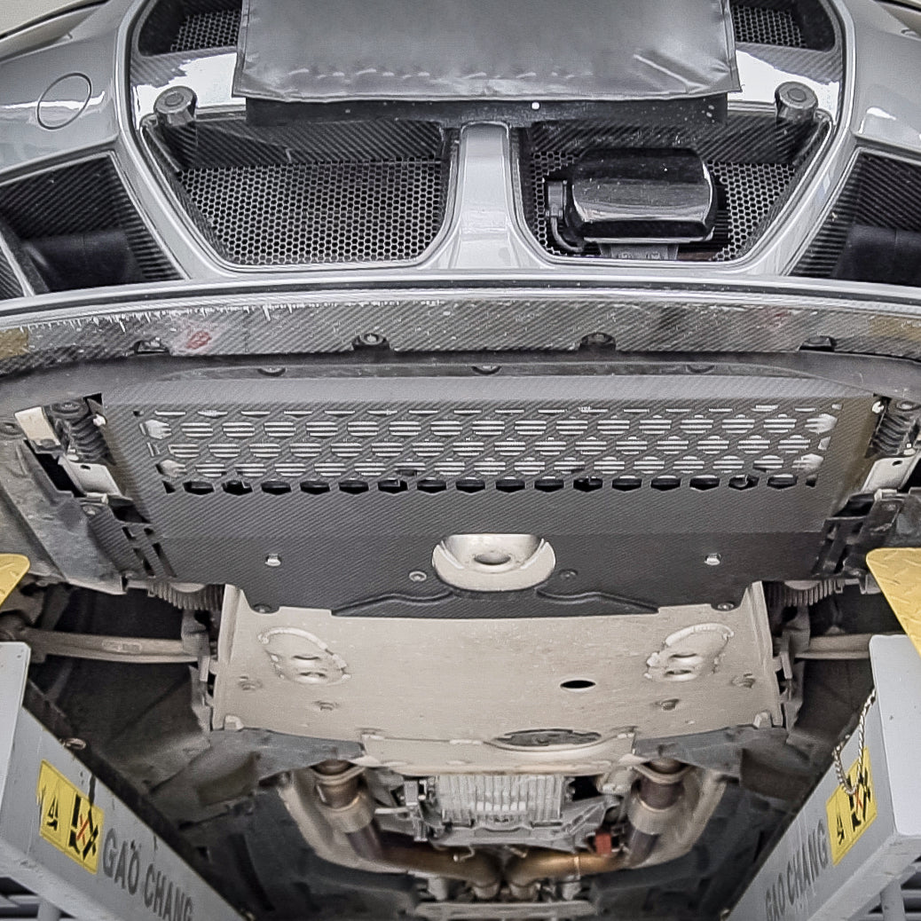 MAX CARBON Dry Carbon Underbody Protection Floor Protection for BMW G80 G81 M3 G82 G83 M4 M2 G87 SQ Style