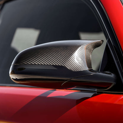 MAX CARBON Performance Dry Carbon Prepreg Mirror Caps for BMW M2C F87 M3 F80 M4 F82 F83