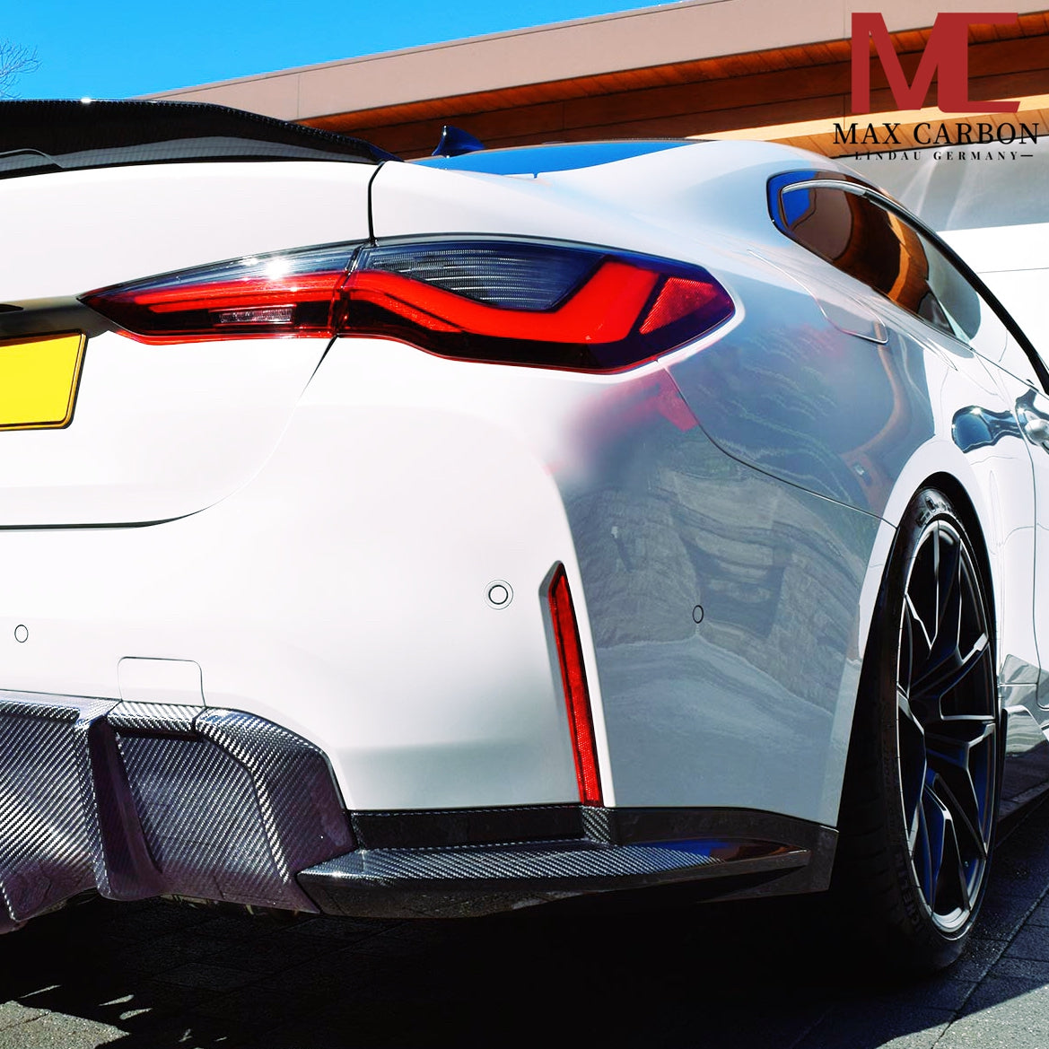 MAX CARBON Performance rear lip rear trim flaps for BMW M3 G80 G81 M4 G82 G83