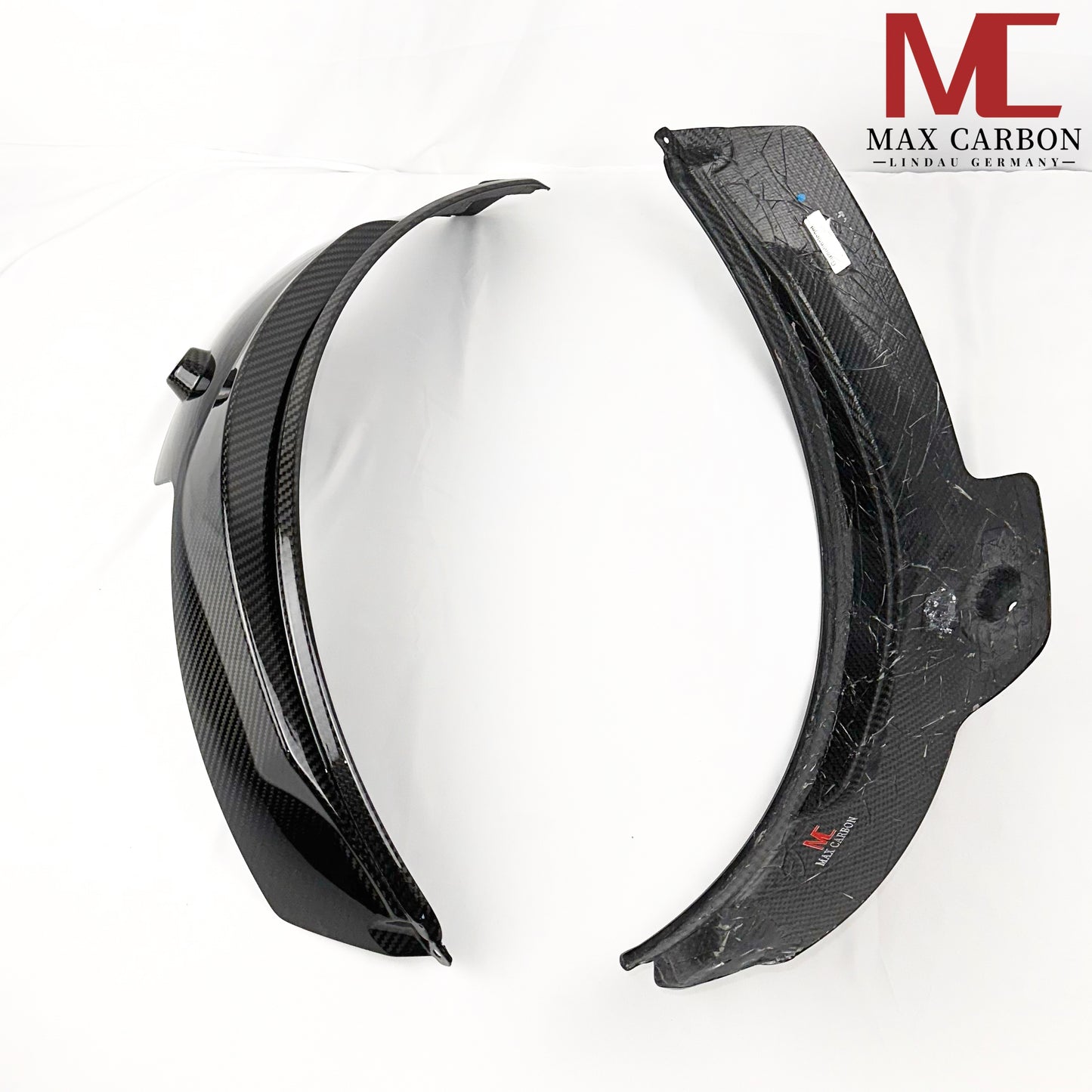 MAX CARBON Performance Real Carbon Front Wheel Protector Wheel House Cover fits for BMW M3 G80 G81 