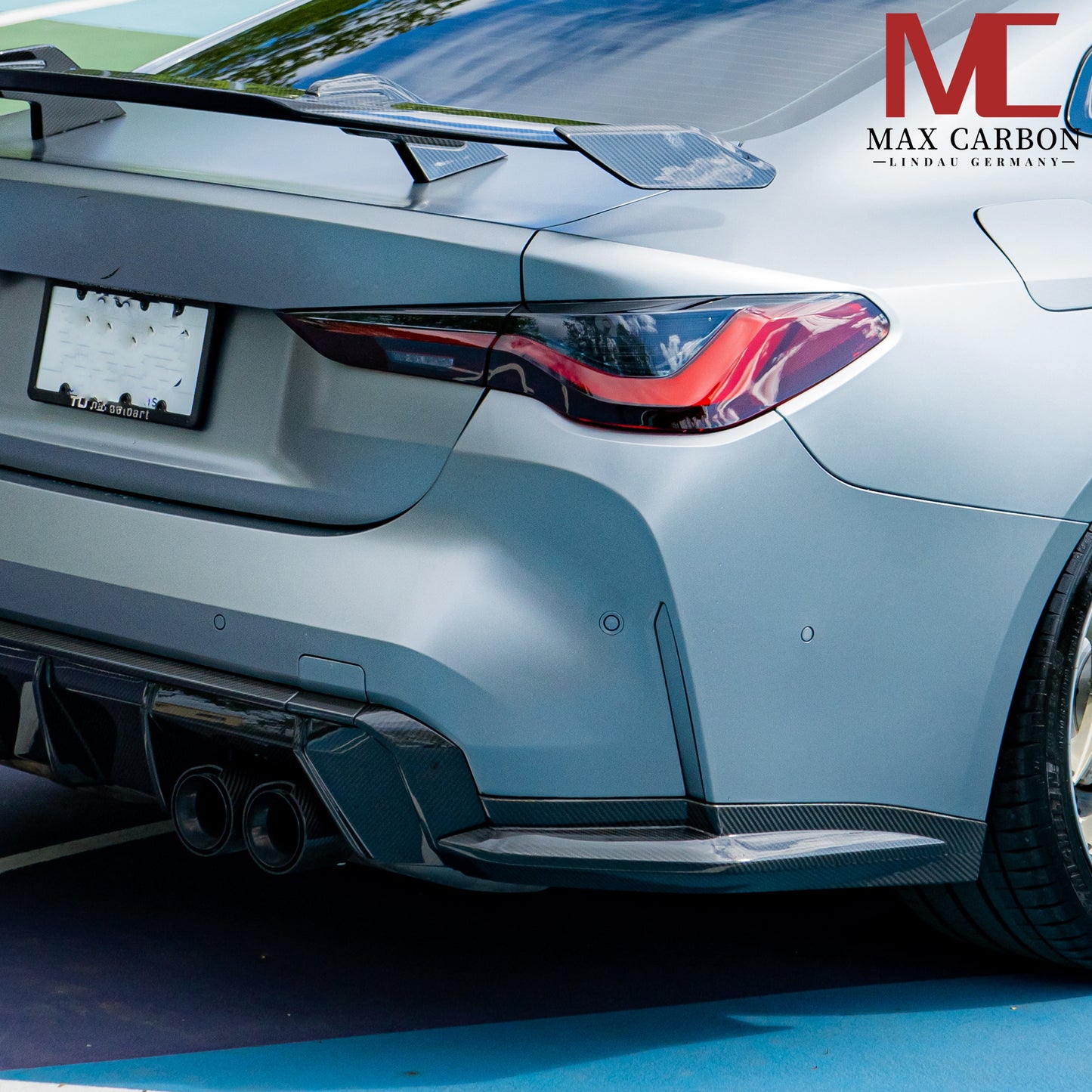 MAX CARBON Performance rear lip rear trim flaps for BMW M3 G80 G81 M4 G82 G83