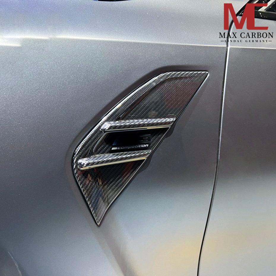MAX CARBON Performance fender air intakes trim replacement for BMW M3 G80 G81 M4 G82 G83 