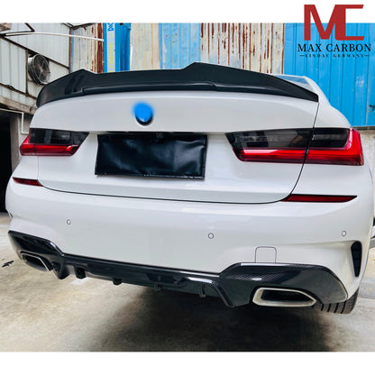 MAX CARBON Dry Carbon Prepreg Sport Rear Large Spoiler Lip for BMW M4 G82 4 Series G22 VP Style