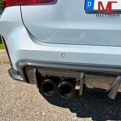 MAX CARBON Performance Diffuser Rear Bumper Replacement for BMW G80 G81 M3 G82 G83 M4 