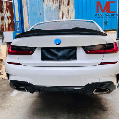 MAX CARBON Dry Carbon Prepreg Sport Rear Large Spoiler Lip for BMW M4 G82 4 Series G22 VP Style