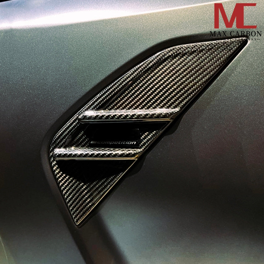 MAX CARBON Performance fender air intakes trim replacement for BMW M3 G80 G81 M4 G82 G83 
