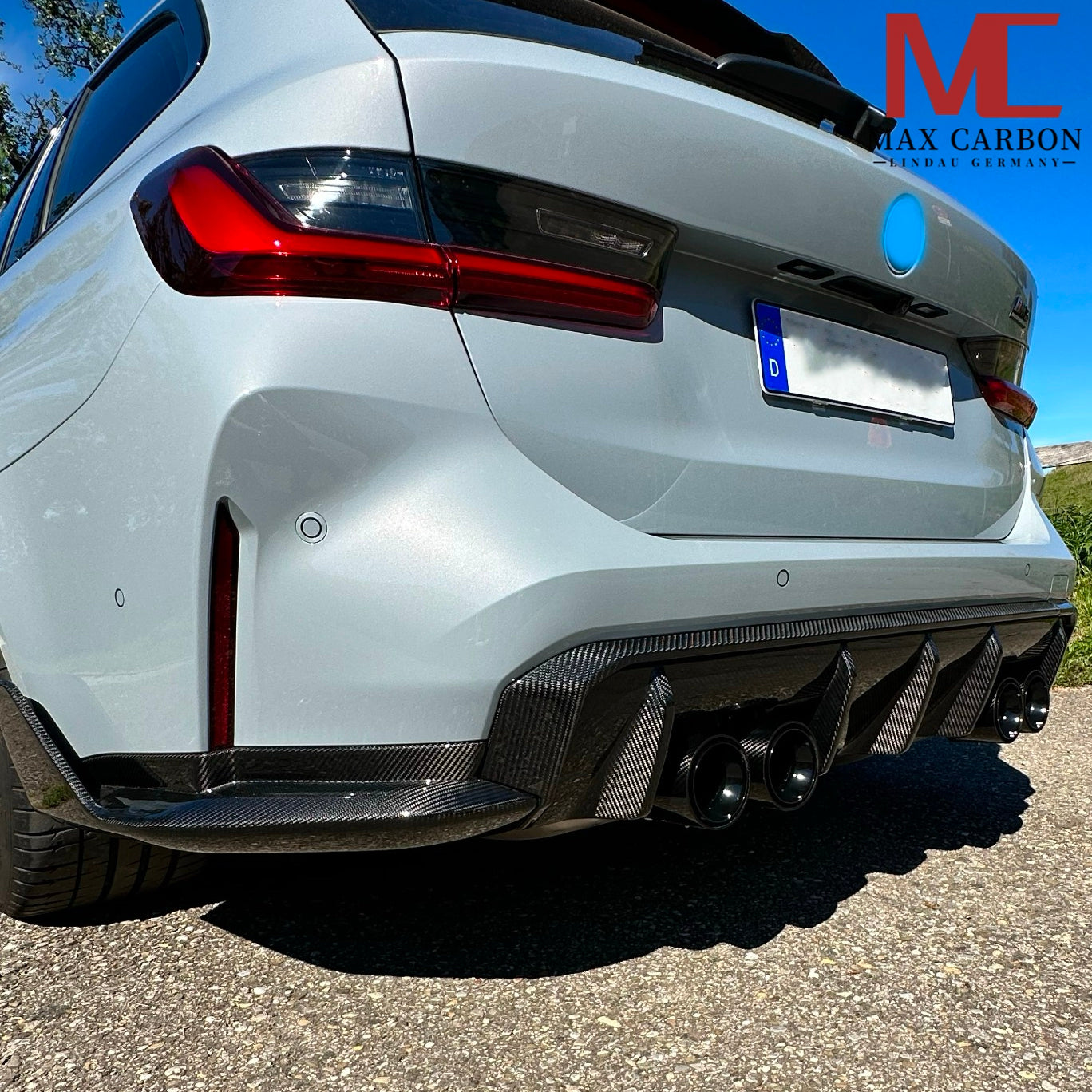 MAX CARBON Performance Diffuser Rear Bumper Replacement for BMW G80 G81 M3 G82 G83 M4 