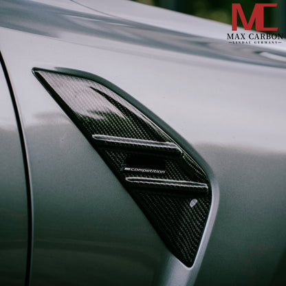 MAX CARBON Performance fender air intakes trim replacement for BMW M3 G80 G81 M4 G82 G83 