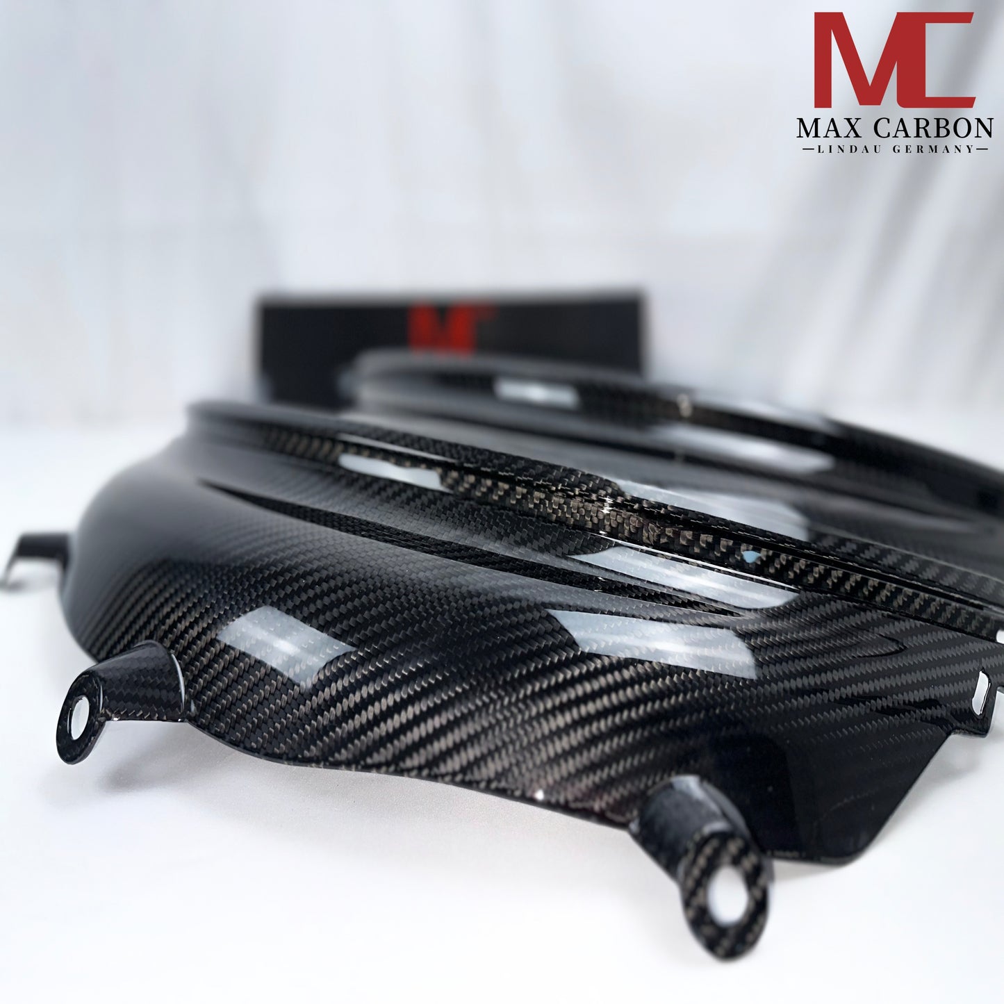 MAX CARBON DRY CARBON front wheel guard rear wheel guard wheel house preparation set covers suitable for BMW M3 G80 G81 