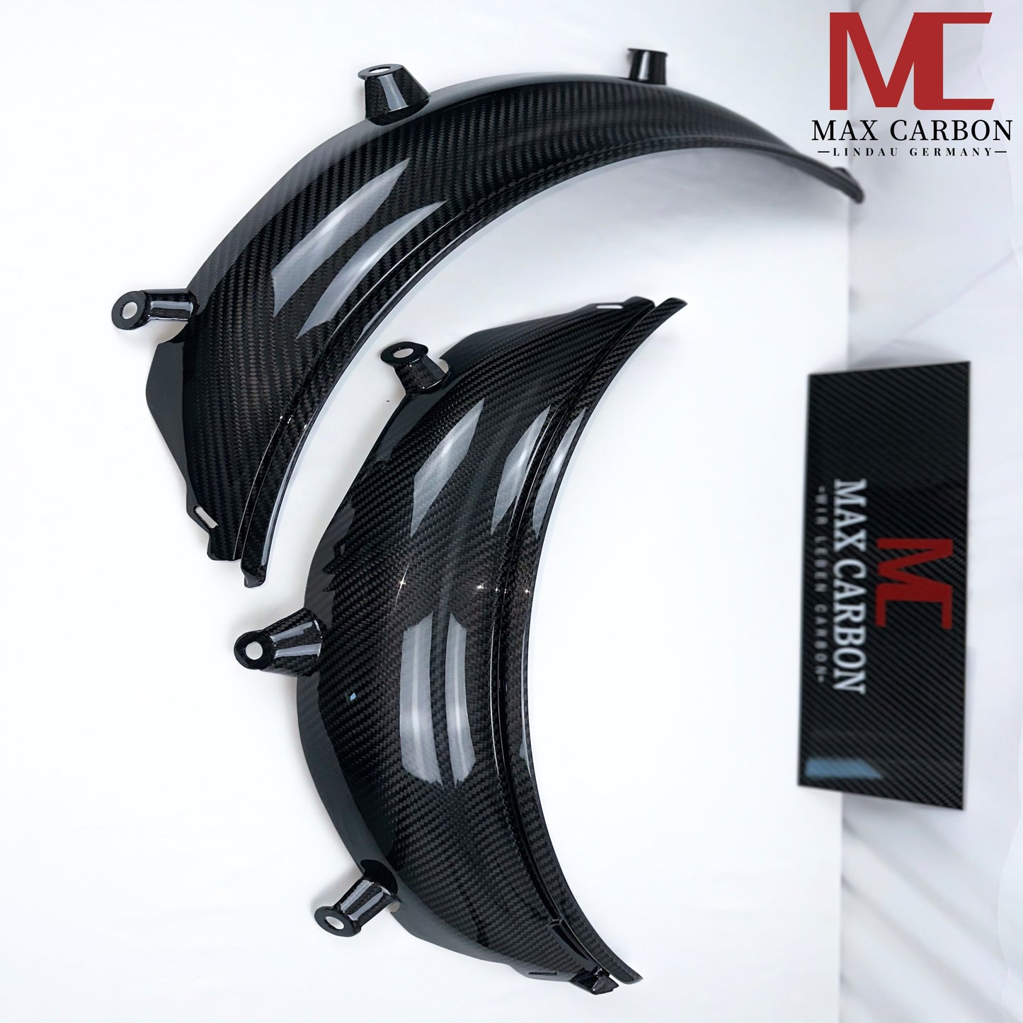 MAX CARBON DRY CARBON front wheel guard rear wheel guard wheel house preparation set covers suitable for BMW M3 G80 G81 