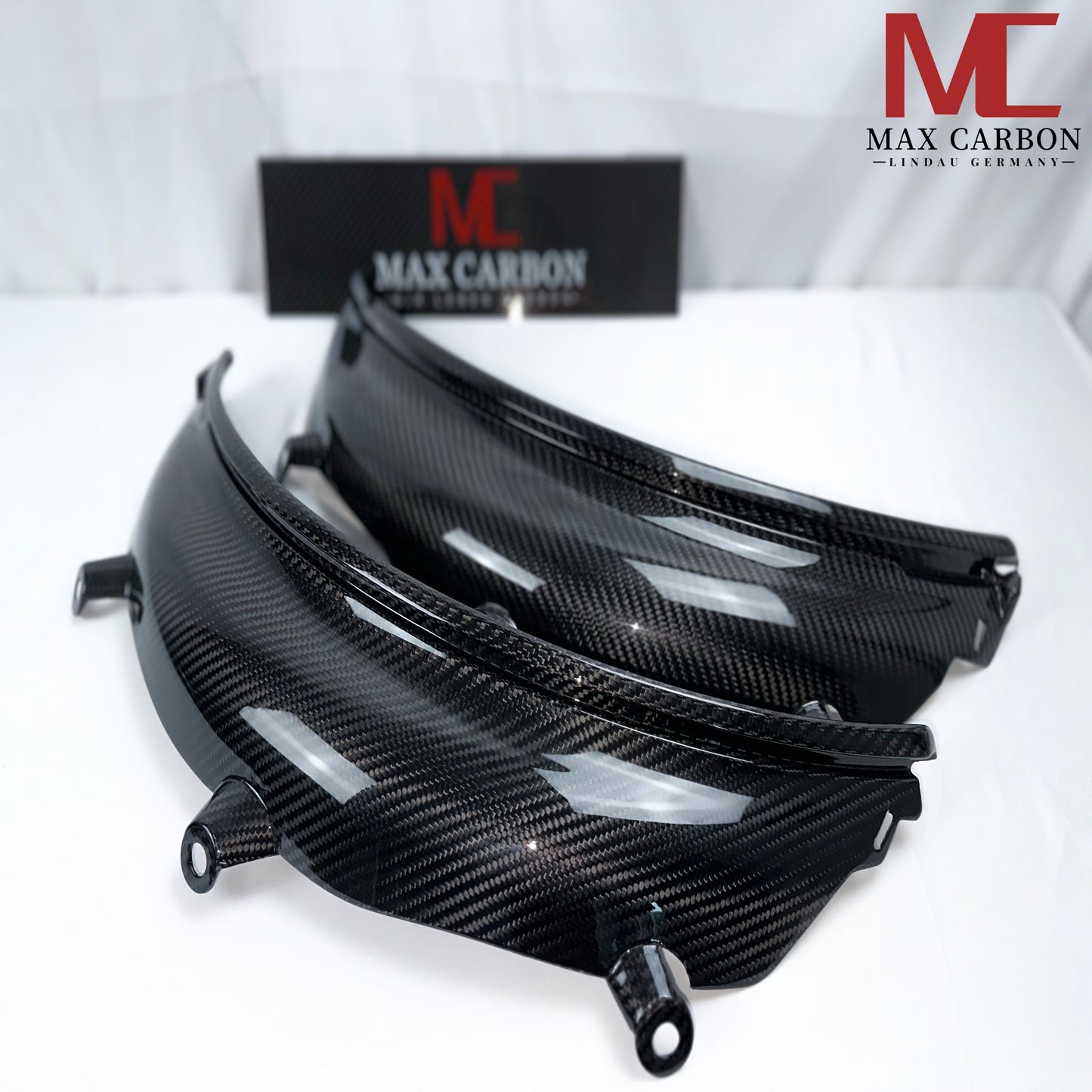 MAX CARBON DRY CARBON front wheel guard rear wheel guard wheel house preparation set covers suitable for BMW M3 G80 G81 