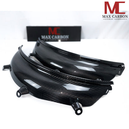 MAX CARBON DRY CARBON front wheel guard rear wheel guard wheel house preparation set covers suitable for BMW M3 G80 G81 