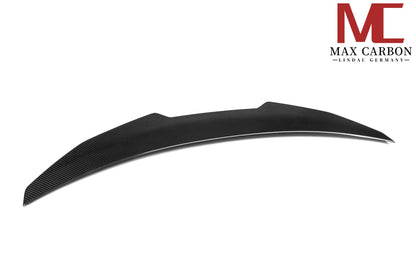 MAX CARBON Dry Carbon Sport Rear Spoiler Large Lip suitable for BMW 3 Series G20 M3 G80