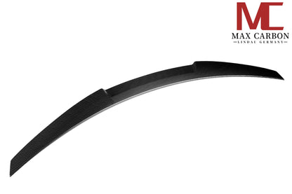 MAX CARBON Dry Carbon Prepreg Sport Rear Large Spoiler Lip for BMW M4 G82 4 Series G22 V4 Style