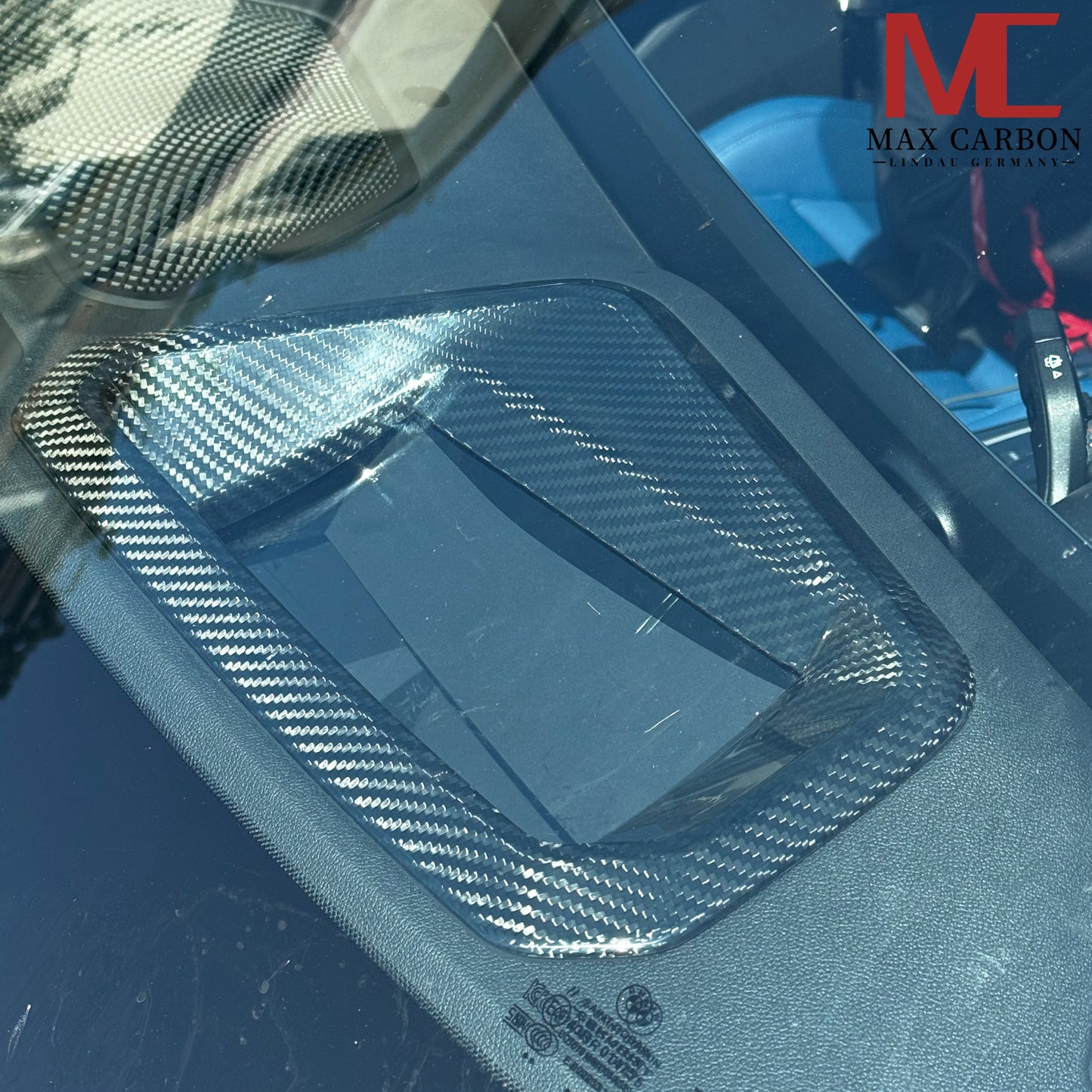 MAX CARBON Real Dry Carbon HUD Interior Cover suitable for BMW G87 G80 G81 G82 G83 M3 M4 M2