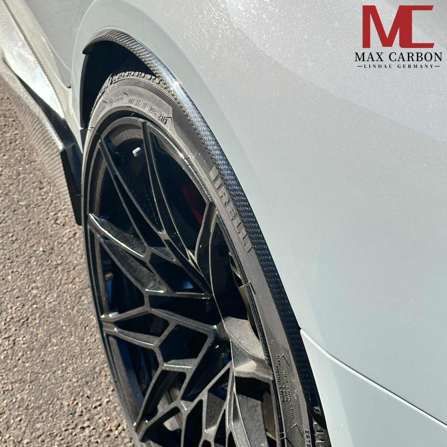 MAX CARBON DRY CARBON front wheel guard rear wheel guard wheel house preparation set covers suitable for BMW M3 G80 G81 
