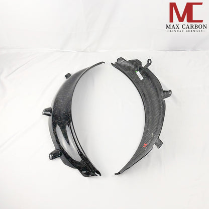 MAX CARBON DRY CARBON front wheel guard rear wheel guard wheel house preparation set covers suitable for BMW M3 G80 G81 