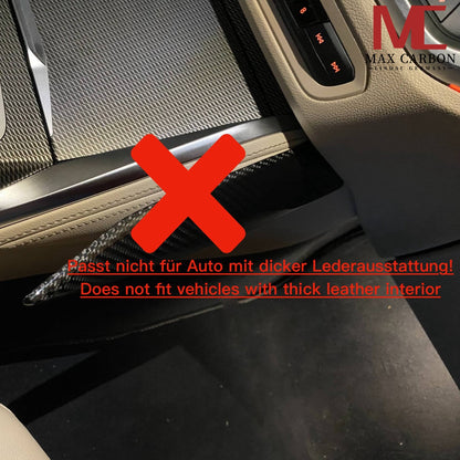 MAX CARBON Performance side center console covers for BMW G20 G21 G22 G23 G26 G42 G80 G81 G82 G83 G87 