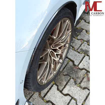 MAX CARBON DRY CARBON front wheel guard rear wheel guard wheel house preparation set covers suitable for BMW M3 G80 G81 