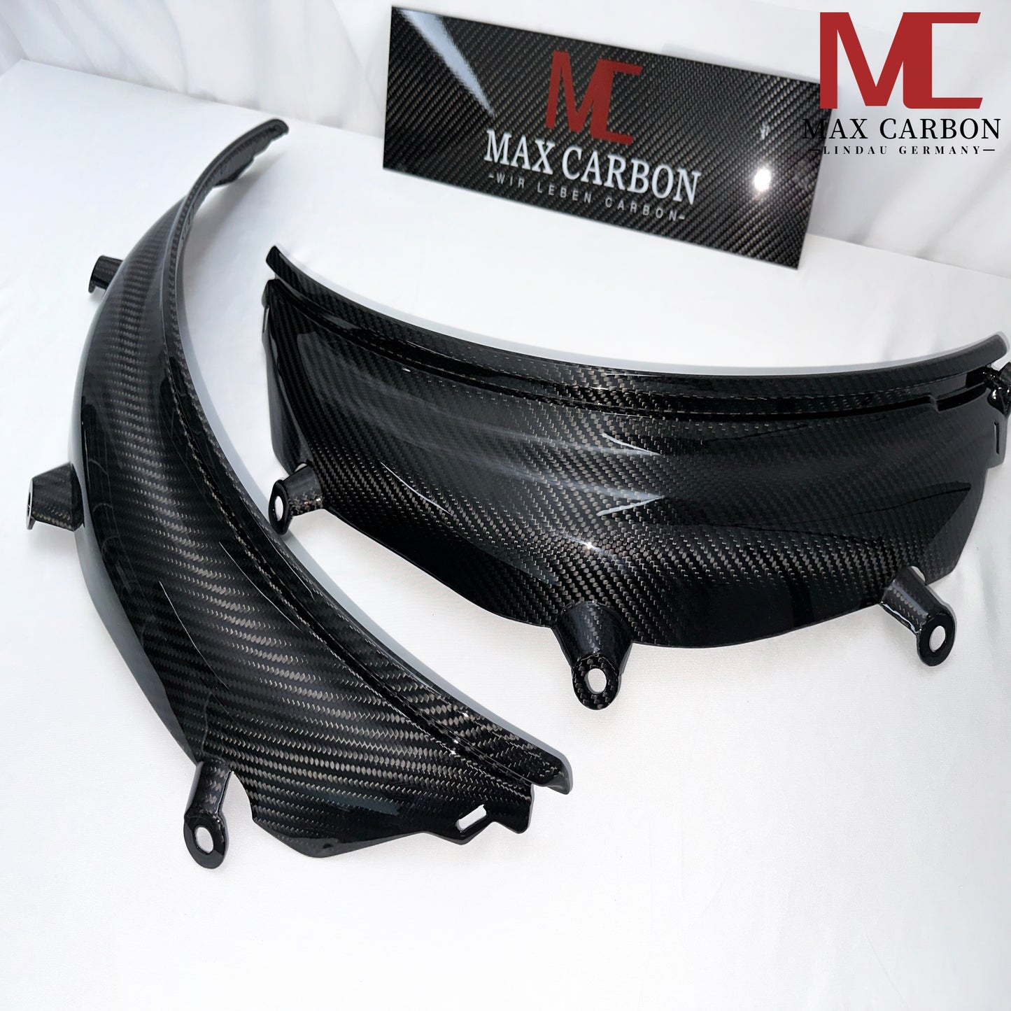 MAX CARBON DRY CARBON front wheel guard rear wheel guard wheel house preparation set covers suitable for BMW M3 G80 G81 