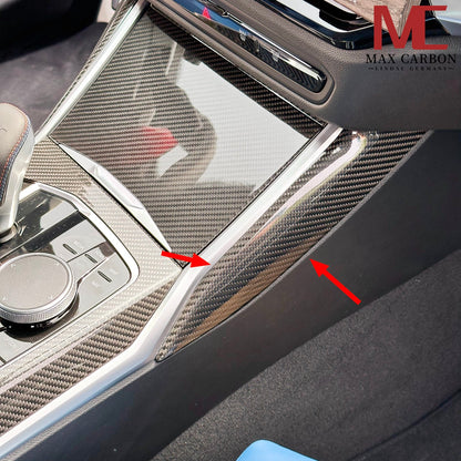 MAX CARBON Performance side center console covers for BMW G20 G21 G22 G23 G26 G42 G80 G81 G82 G83 G87 