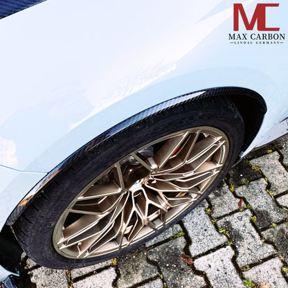 MAX CARBON Performance Real Carbon Front Wheel Protector Wheel House Cover fits for BMW M3 G80 G81 