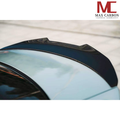 MAX CARBON Dry Carbon Sport Rear Spoiler Large Lip suitable for BMW 3 Series G20 M3 G80