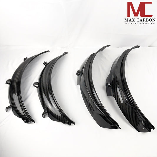 MAX CARBON DRY CARBON front wheel guard rear wheel guard wheel house preparation set covers suitable for BMW M3 G80 G81 