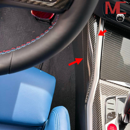 MAX CARBON Performance side center console covers for BMW G20 G21 G22 G23 G26 G42 G80 G81 G82 G83 G87 