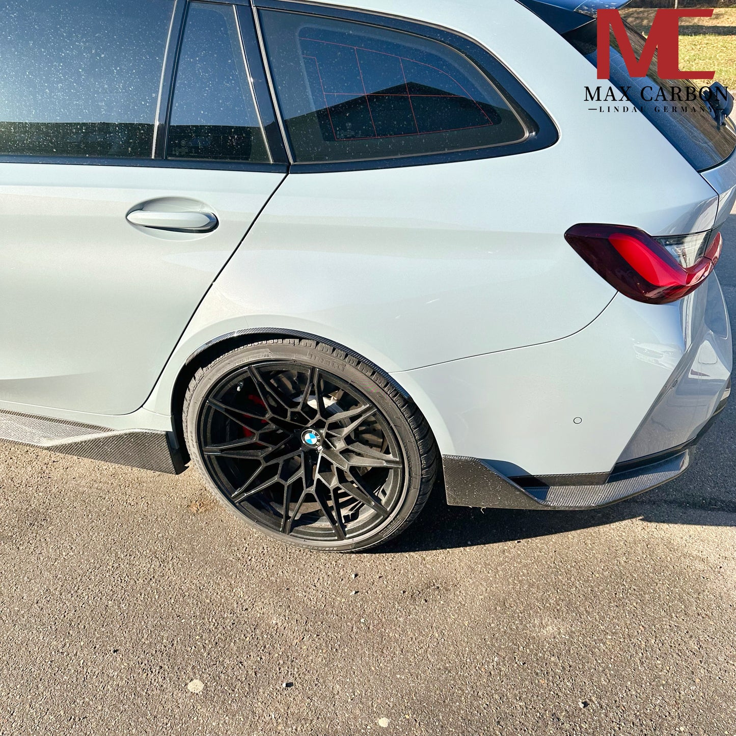 MAX CARBON Performance real carbon rear wheel protection wheel arch cover fits BMW M3 G80 G81 