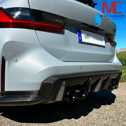 MAX CARBON Performance Diffuser Rear Bumper Replacement for BMW G80 G81 M3 G82 G83 M4 
