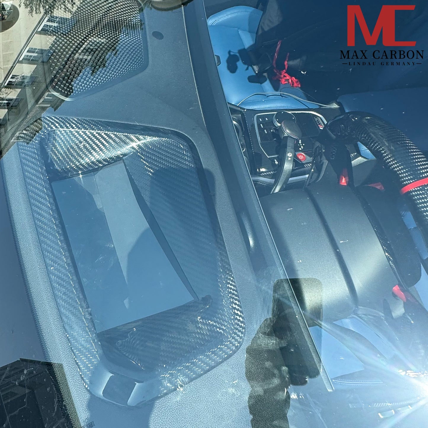 MAX CARBON Real Dry Carbon HUD Interior Cover suitable for BMW G87 G80 G81 G82 G83 M3 M4 M2