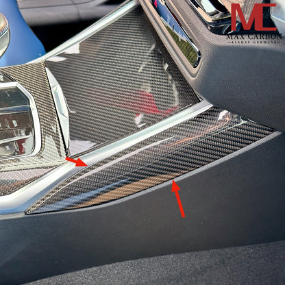 MAX CARBON Performance side center console covers for BMW G20 G21 G22 G23 G26 G42 G80 G81 G82 G83 G87 