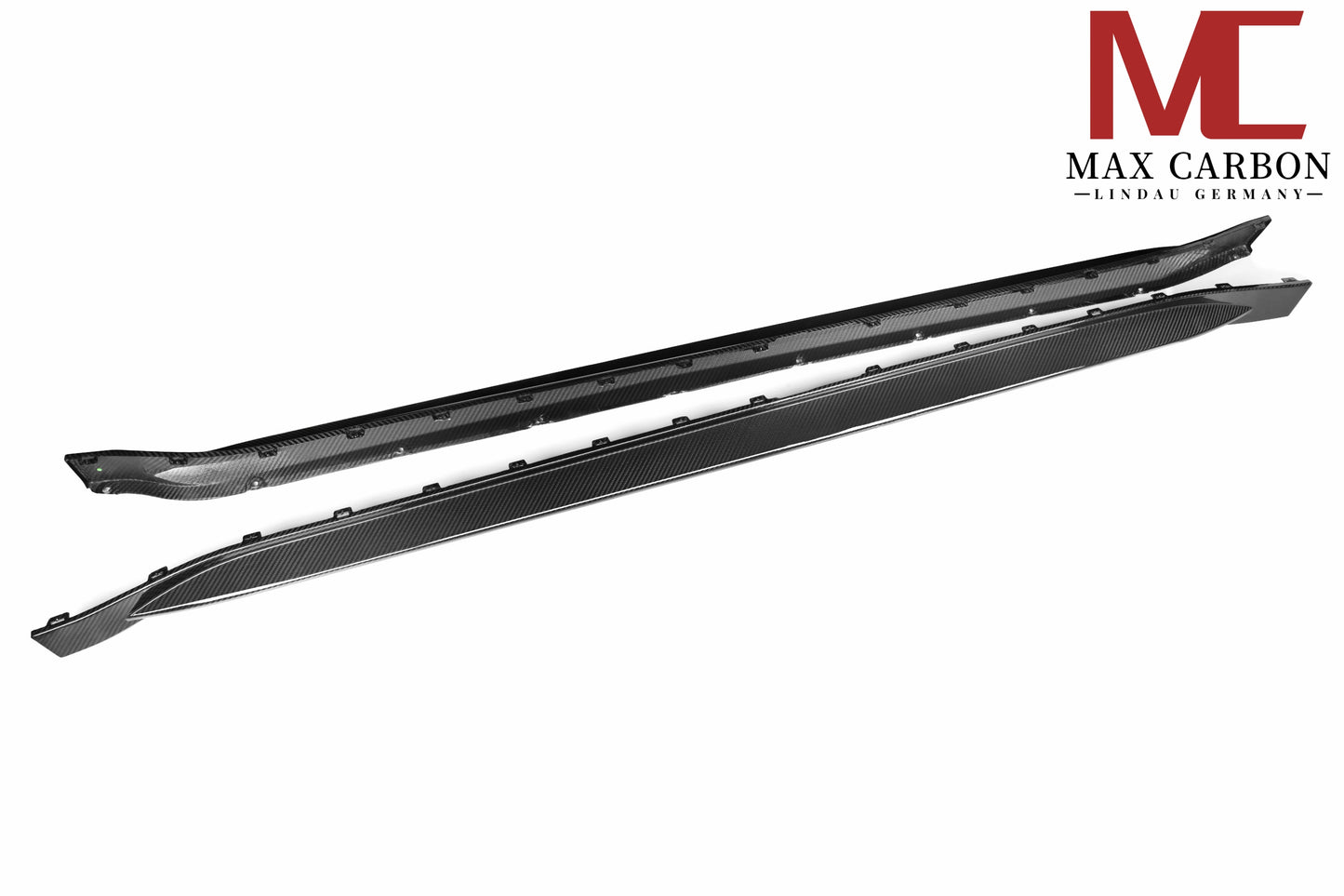 MC MAX CARBON Dry Carbon Prepreg Replacement Side Skirts Insert for BMW M3 G80 G81 M4 G82 G83 OEM 