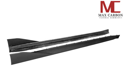 MAX CARBON Dry Carbon Prepreg Performance Side Skirts Sill Insert for BMW M3 G80 G81 M4 G82 G83 