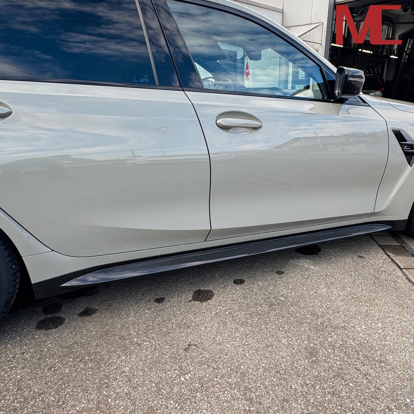 MC MAX CARBON Dry Carbon Prepreg Replacement Side Skirts Insert for BMW M3 G80 G81 M4 G82 G83 OEM 