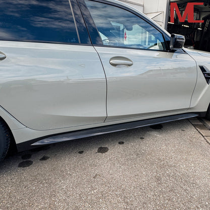 MC MAX CARBON Dry Carbon Prepreg Replacement Side Skirts Insert for BMW M3 G80 G81 M4 G82 G83 OEM 